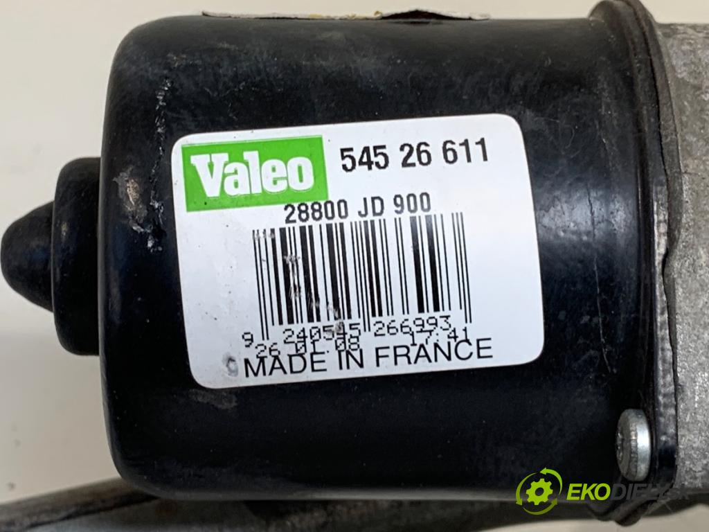 NISSAN QASHQAI J10 SUV 2008 84 kW 1.6 1598 mechanismus stěračů přední část 28800JD900 (Motorek stěračů přední)