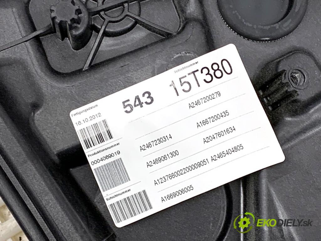 MERCEDES-BENZ W246 liftback 2012 100 kW B 200 CDI (246.201) 1796 Mechanizmus okna pravy predný