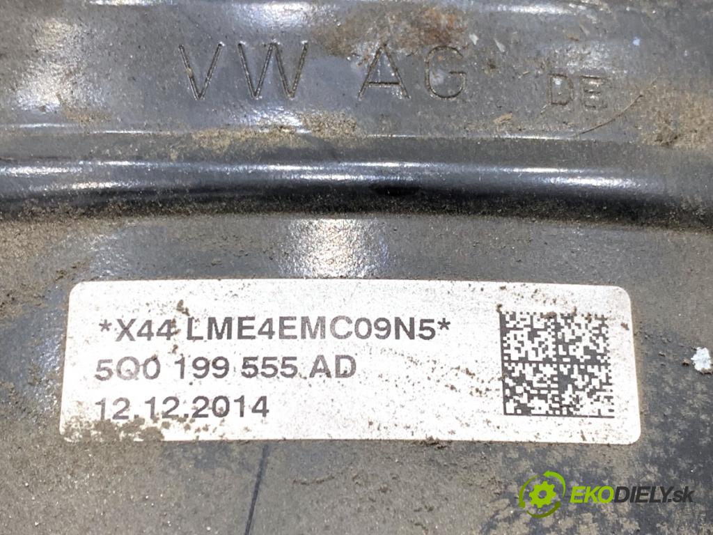VW PASSAT B8 Kombi 2014 110 kW 2.0 TDI 1968 AirBag Motor ľavy 5Q0199555AD