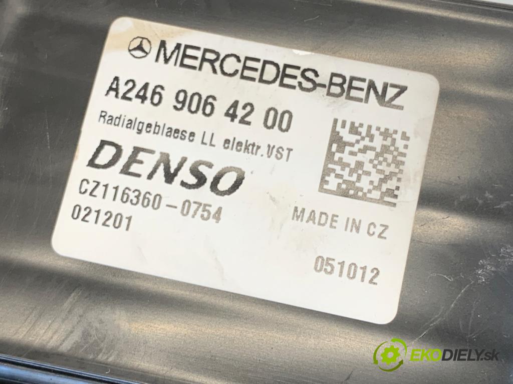 MERCEDES-BENZ W246 liftback 2012 100 kW B 200 CDI (246.201) 1796 ventilátor kúrenia A2469064200