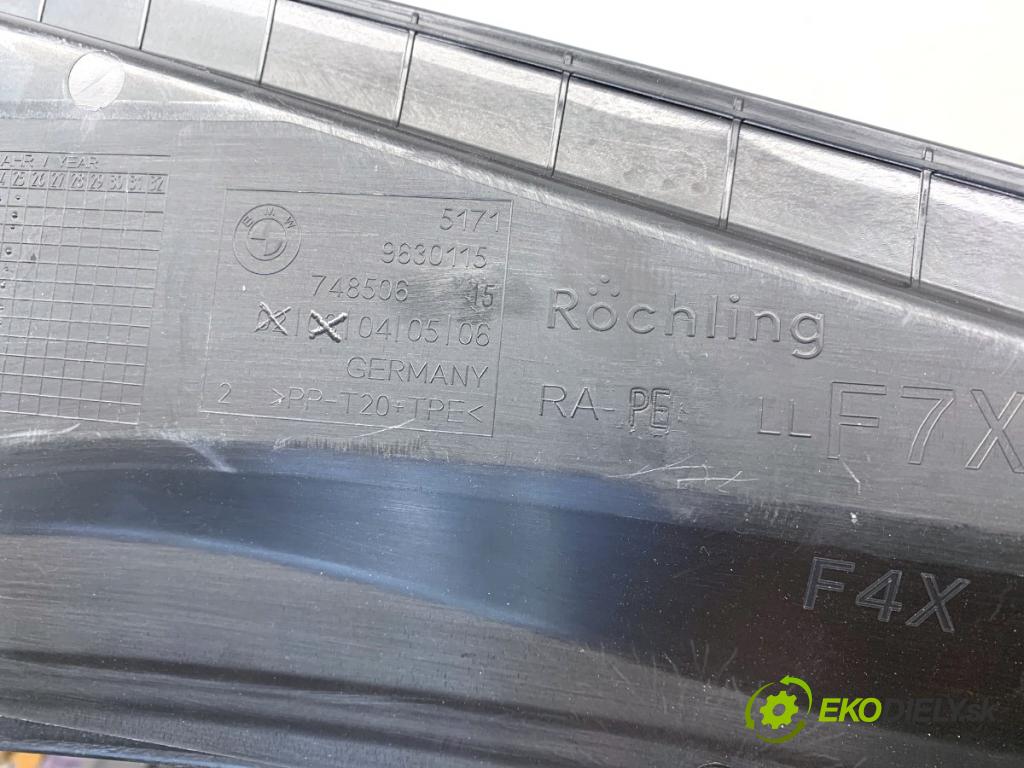 BMW 1  2025 110 kW 118d 110 kW [150 KM] 1995 Torpédo, plast pod čelné okno 9630115 7453937 (Torpédo (plast pod čelným sklom))