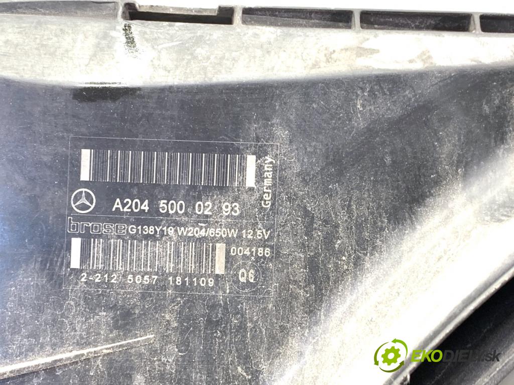MERCEDES-BENZ W246 liftback 2012 100 kW B 200 CDI (246.201) 1796 Ventilátor chladiča A2045000293 (Ventilátor)
