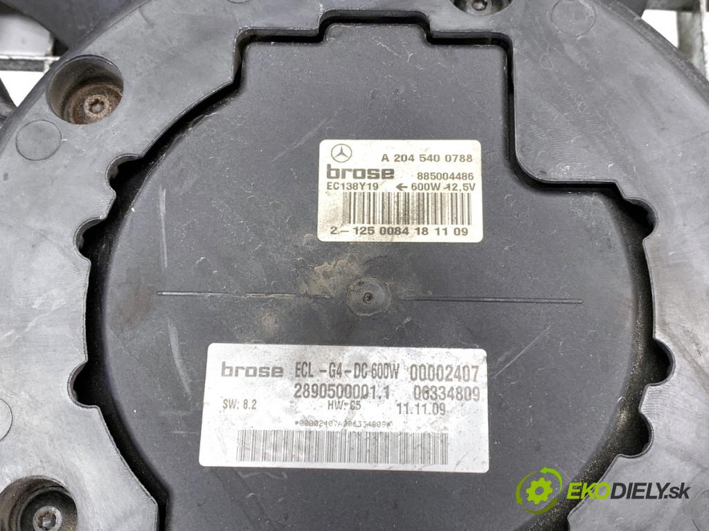 MERCEDES-BENZ W246 liftback 2012 100 kW B 200 CDI (246.201) 1796 Ventilátor chladiča A2045000293 (Ventilátor)