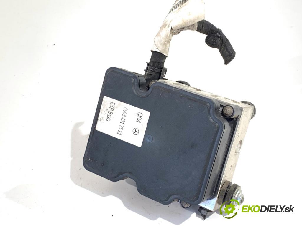 MERCEDES-BENZ W246 liftback 2012 100 kW B 200 CDI (246.201) 1796 Pumpa ABS A0084317512 (Pumpa ABS)