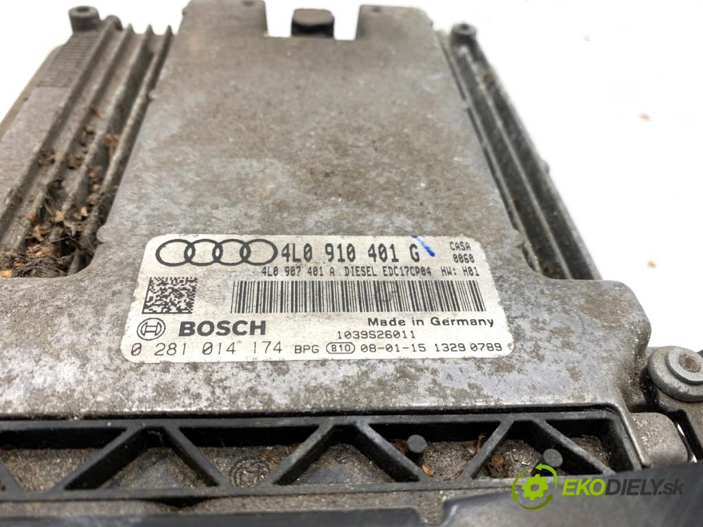AUDI Q7 4L SUV 2008 176 kW 3.0 TDI quattro 2967 riadiaca jednotka Motor 4L0910401G 0281014174 (Riadiaca jednotka)