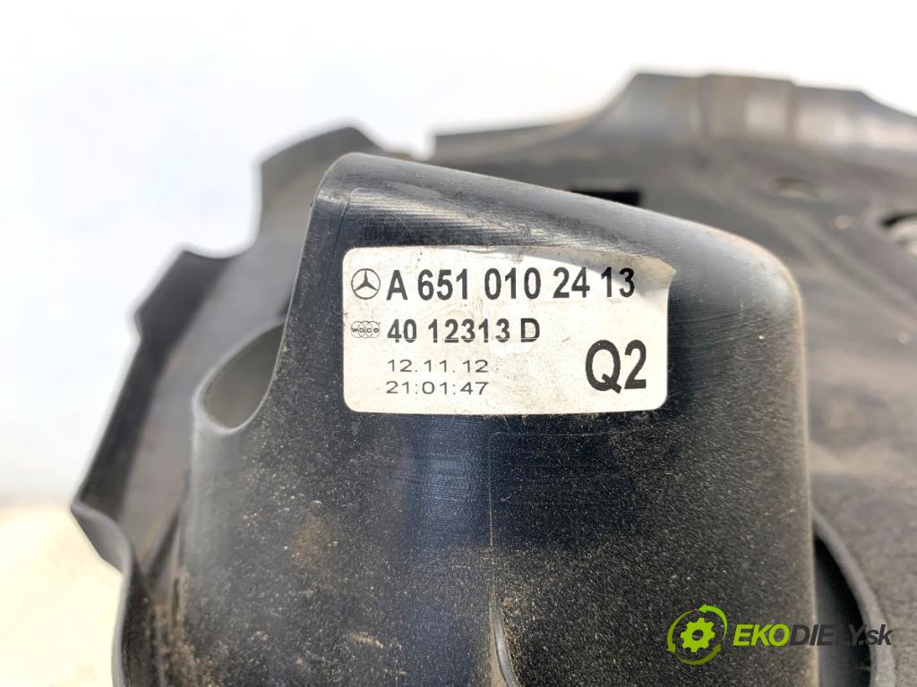 MERCEDES-BENZ W246 liftback 2012 100 kW B 200 CDI (246.201) 1796 Kryt Motor A6510102413 (Kryt motora)