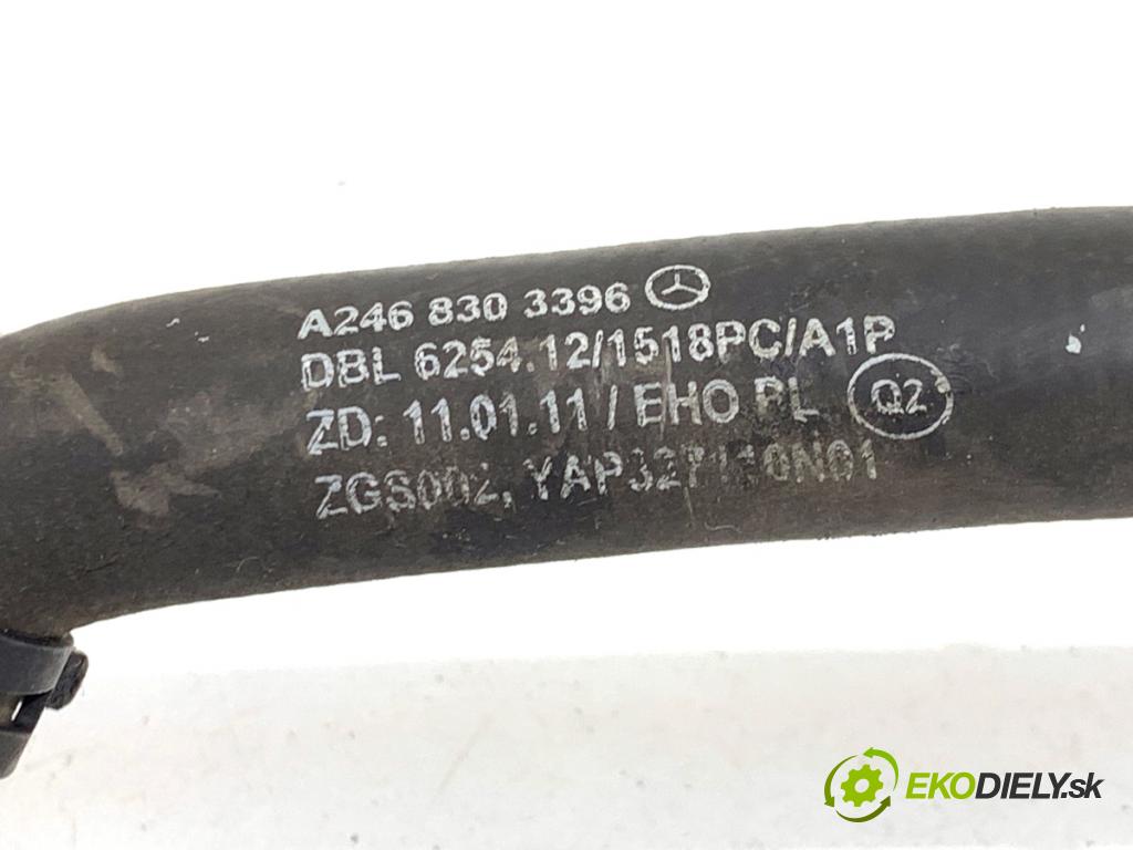 MERCEDES-BENZ W246 liftback 2012 100 kW B 200 CDI (246.201) 1796 Rúra vody A2468303396