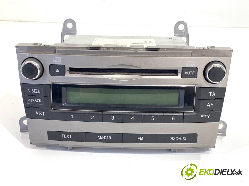 TOYOTA AVENSIS T27 Kombi 2011 108 kW 1.8 (ZRT271_) 1798 RADIO 86120-05190 (Audio zařízení)