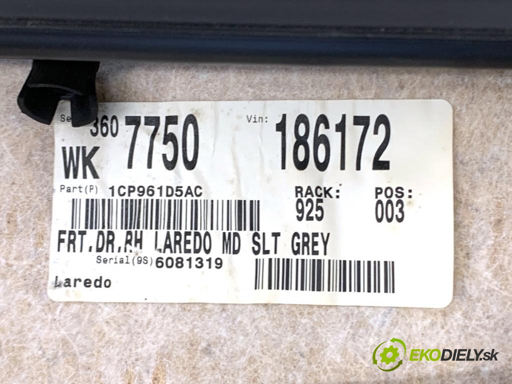 JEEP GRAND CHEROKEE WK samochód terenowy zamknięty 2006 148 kW 3.7 V6 4x4 3700 čalúnenie Dvere pravy predný