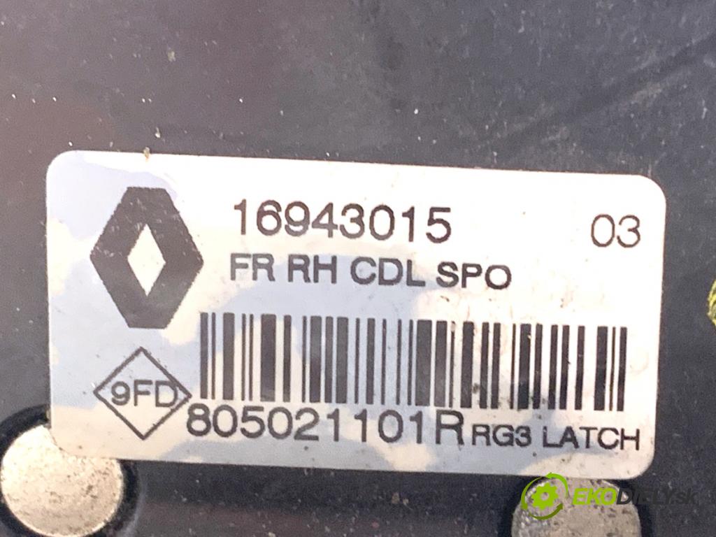 RENAULT ESPACE V nadwozie wielkoprzestrzenne (MPV) 2017 118 kW 1.6 dCi 160 1598 zámok Dvere pravy predný 805021101R