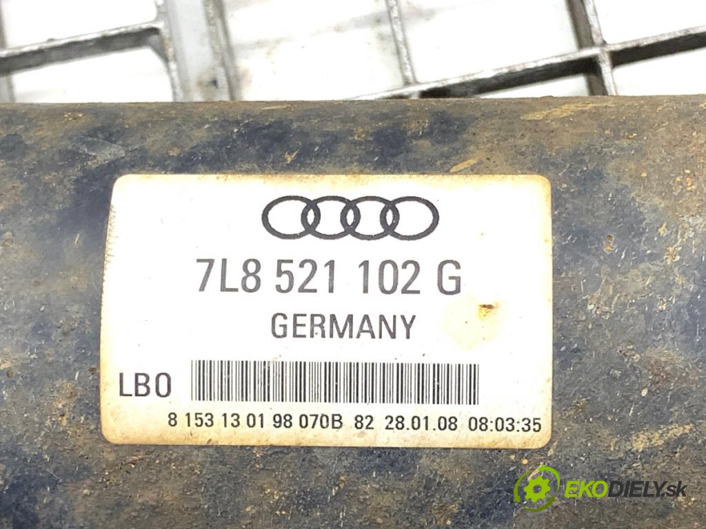 AUDI Q7 4L SUV 2008 176 kW 3.0 TDI quattro 2967 Kardaň, hriadeľ hnací zad 7L8521102G (Kardaňový hriadeľ)