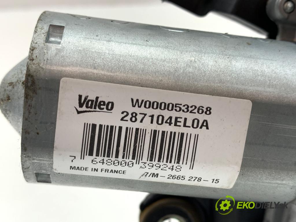 NISSAN QASHQAI J11 SUV 2015 120 kW 1.6 DIG-T 1618 motor stěračů zadní část 287104EL0A