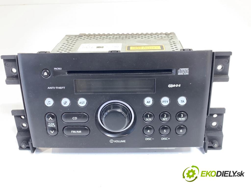 SUZUKI GRAND VITARA II samochód terenowy zamknięty 2006 103 kW 2.0 Napęd na wszystkie koła (TD54, JB420) 1995 RADIO  (Audio zařízení)