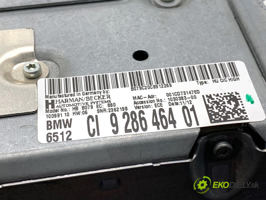BMW F30 sedan 2012 120 kW 320 d 1995 RADIO 9286464 (Audio zariadenie)