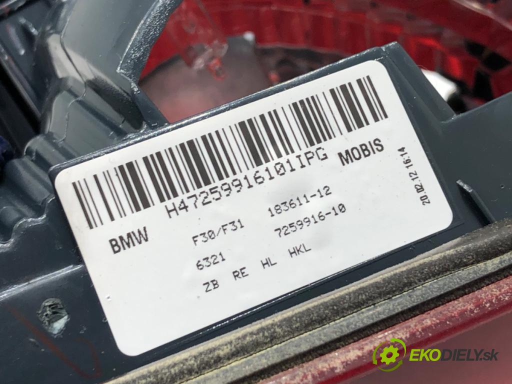 BMW F30 sedan 2012 120 kW 320 d 1995 světlo pravý zadní část vnitřní 7259916