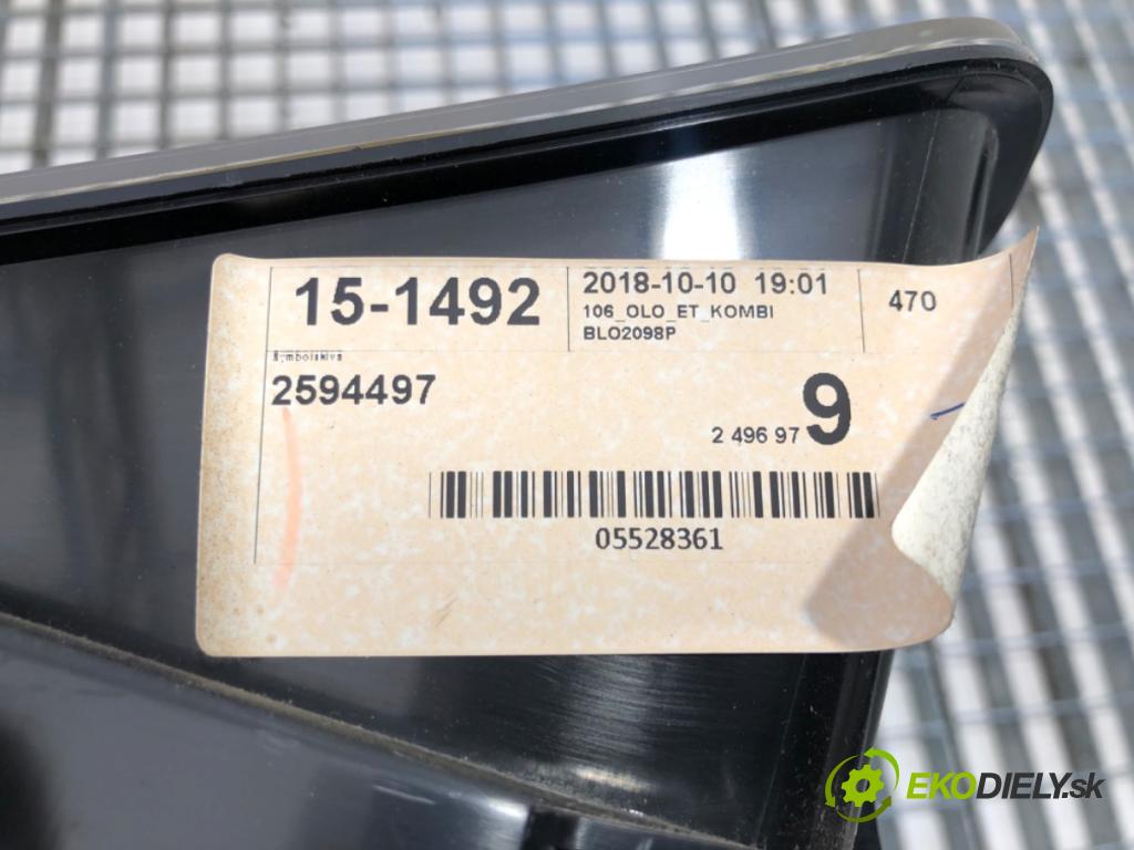 SCANIA L,P,G,R,S - series Ciągnik siodłowy 2018 331 kW S450 331 kW [450 KM] olej napędowy 2016 - 2022 12742 Prístrojovka 2496979 (Prístrojová doska)