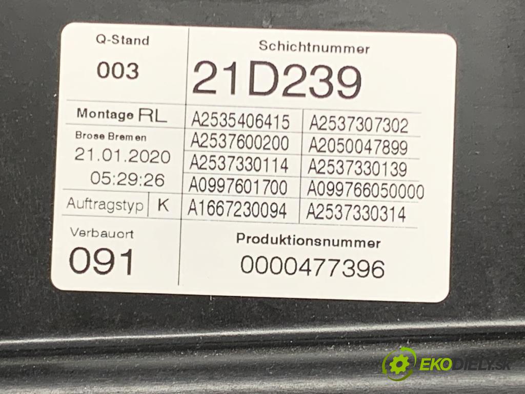 MERCEDES-BENZ GLC SUV 2020 180 kW 300 d 4-matic (253.919) 1950 mechanismus okna levý zadní část