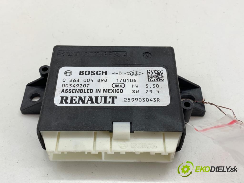 RENAULT ESPACE V nadwozie wielkoprzestrzenne (MPV) 2017 118 kW 1.6 dCi 160 1598 Modul PDC 259903043R (Riadiaca jednotka ostatné)