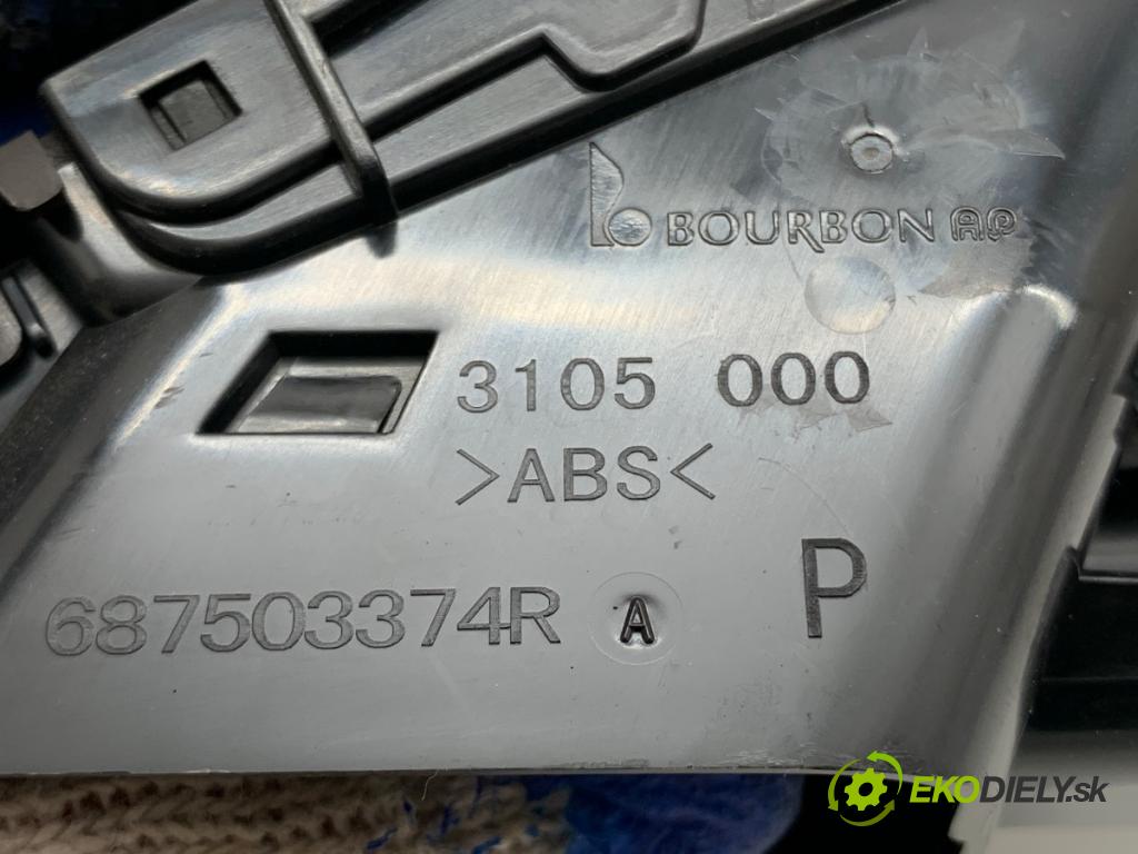 RENAULT ESPACE V nadwozie wielkoprzestrzenne (MPV) 2017 118 kW 1.6 dCi 160 1598 Mriežky kúrenia predný 687503374R