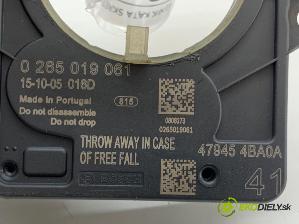 NISSAN QASHQAI J11 SUV 2015 120 kW 1.6 DIG-T 1618 snímač ÚHEL: otáčky 479454BA0A 0265019061