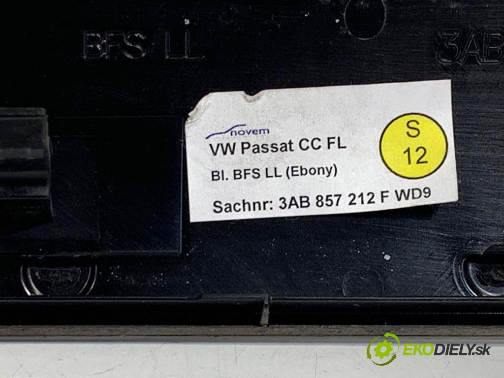 VW CC B7 coupe 2013 130 kW 2.0 TDI 4motion 1968 lišty kryt 3AB858366L (Lišta)