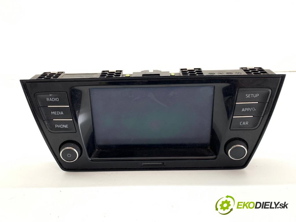 SKODA FABIA III Kombi 2019 55 kW 1.0 999 RADIO 6V0035871J (Audio zařízení)