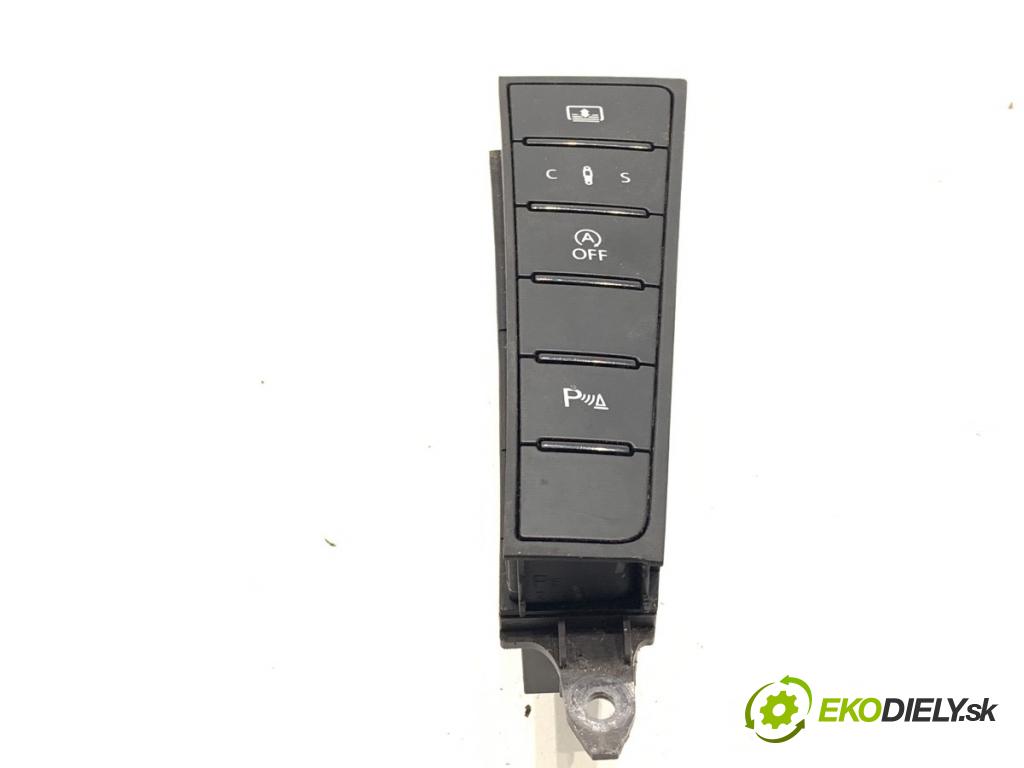 VW CC B7 coupe 2013 130 kW 2.0 TDI 4motion 1968 Panel přepínač 3AB927238CK
