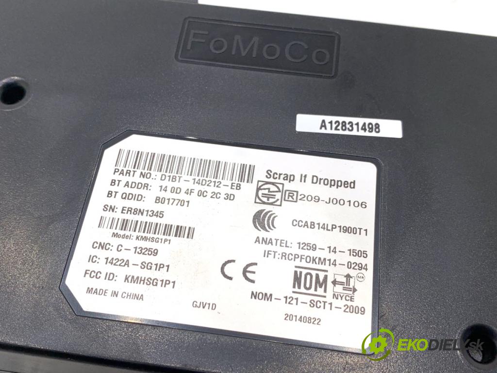 FORD KUGA II SUV 2014 110 kW 1.6 EcoBoost 1596 Modul BLUETOOTH D1BT-14D212-EB (Riadiaca jednotka ostatné)