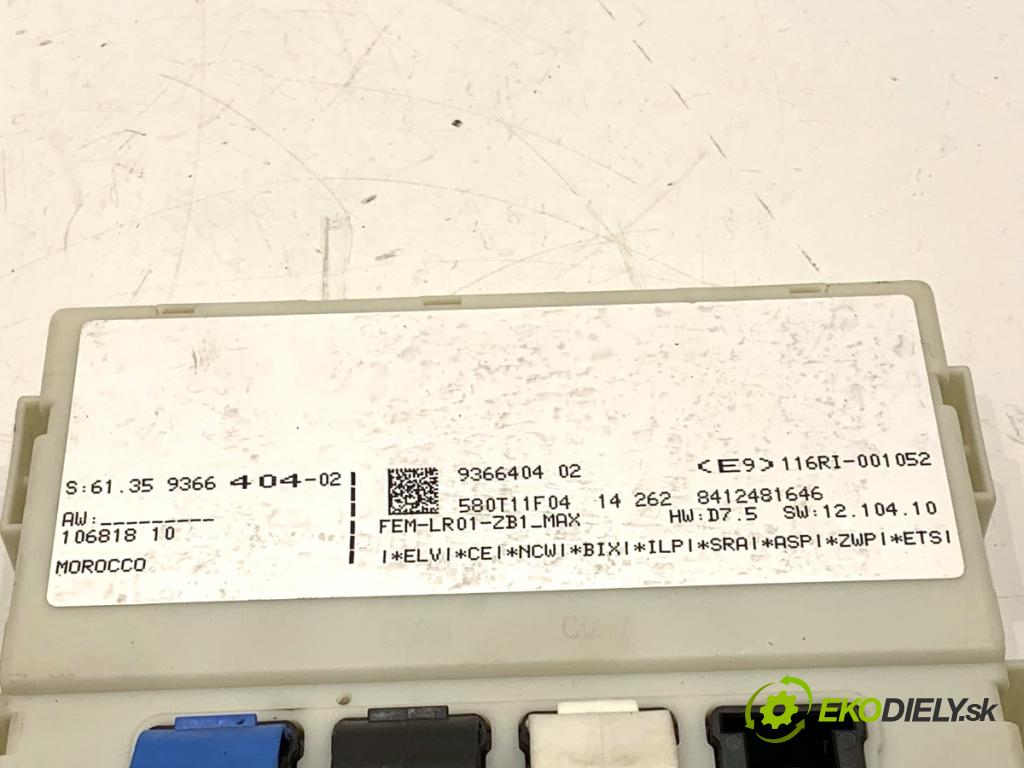BMW F30 sedan 2012 120 kW 320 d 1995 Modul FEM: 9366404
