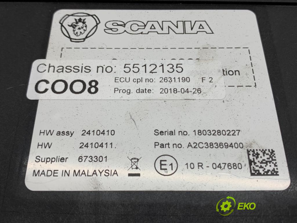SCANIA L,P,G,R,S - series Ciągnik siodłowy 2018 331 kW S450 331 kW [450 KM] olej napędowy 2016 - 2022 12742 modul řídící jednotka 2410410 (Řídící jednotka ostatní)