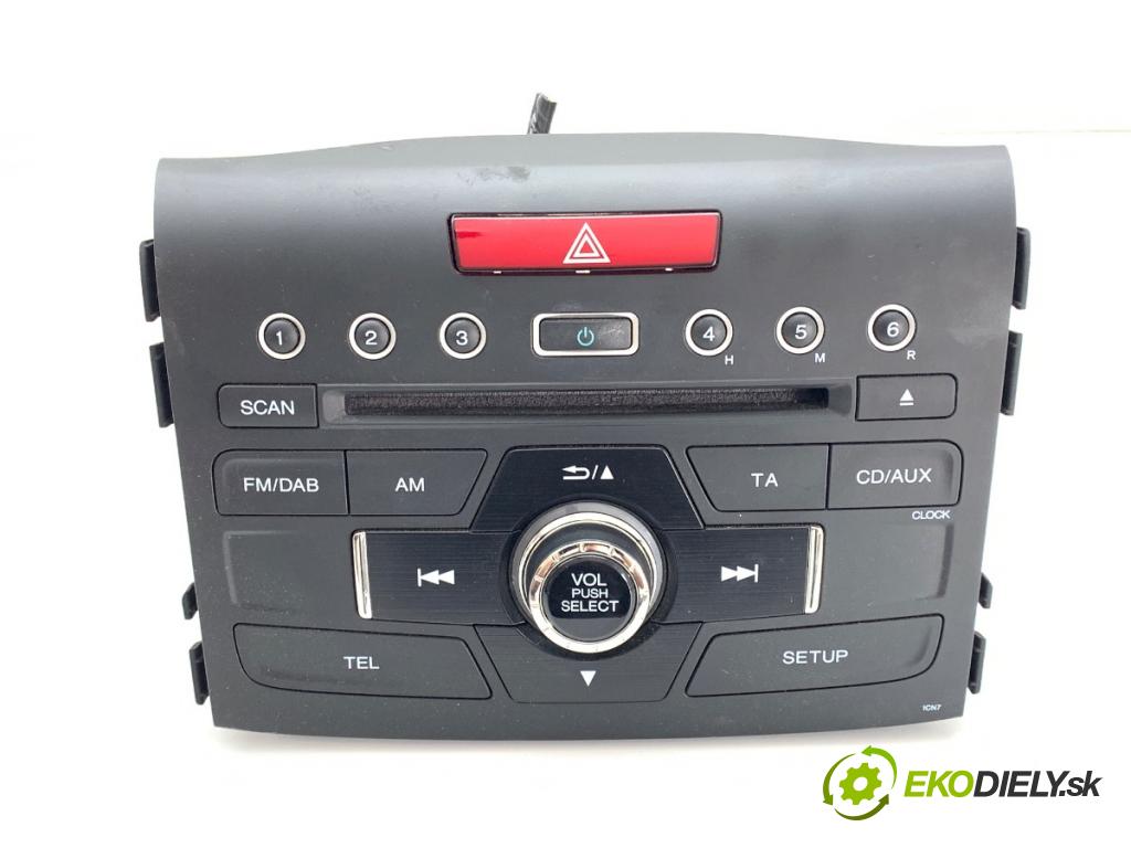 HONDA CR-V IV SUV 2014 114 kW 2.0 AWD (RE5, RM2) 1997 RADIO 39100-T1G-G210-M1 (Audio zařízení)