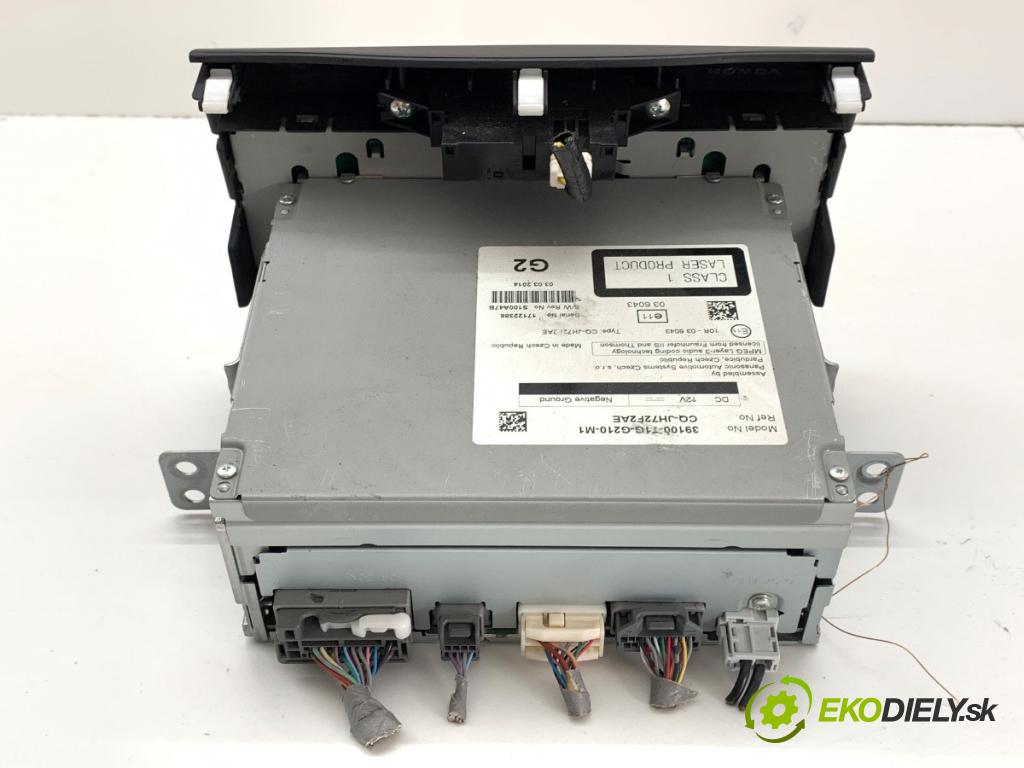 HONDA CR-V IV SUV 2014 114 kW 2.0 AWD (RE5, RM2) 1997 RADIO 39100-T1G-G210-M1 (Audio zariadenie)