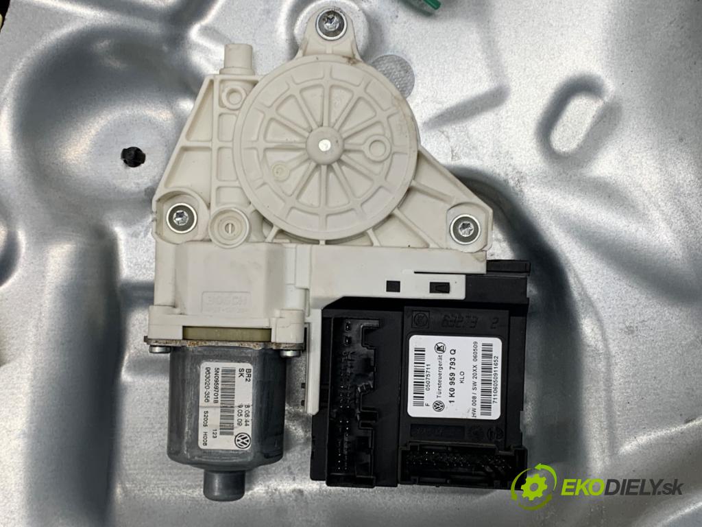 VW TIGUAN SUV 2009 103 kW 2.0 TDI 4motion 1968 Mechanizmus okna ľavy predný 5N1837729B 1K0959793Q