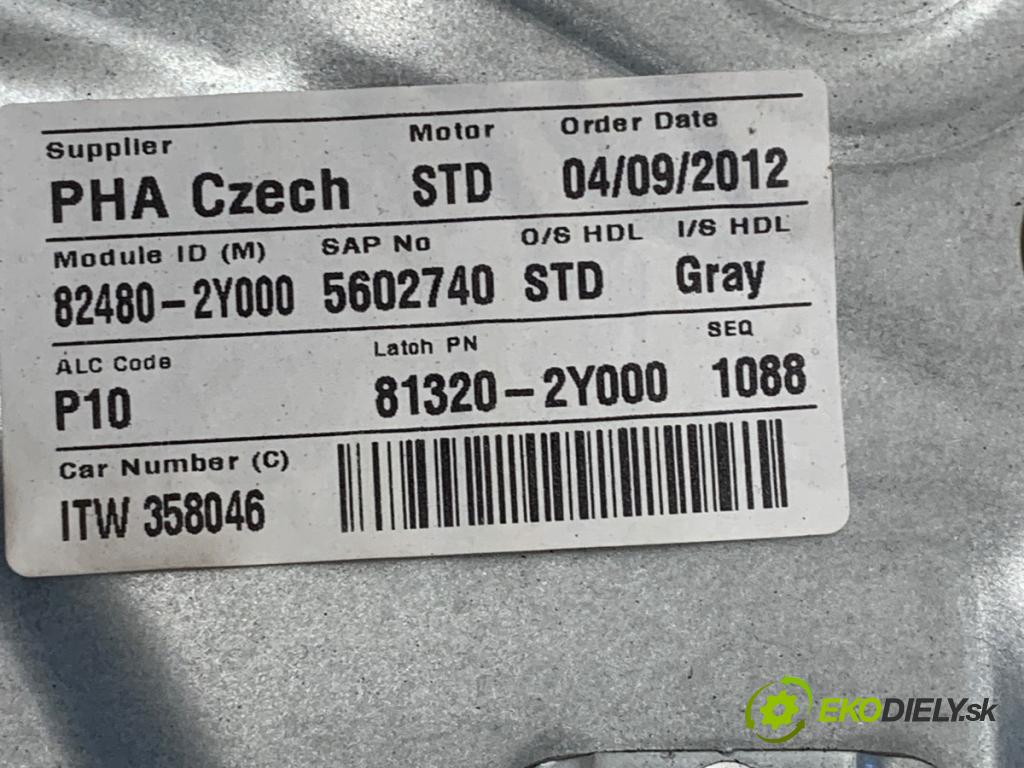 HYUNDAI ix35 SUV 2012 99 kW 1.6 1591 Mechanizmus okna pravy predný 82480-2Y000