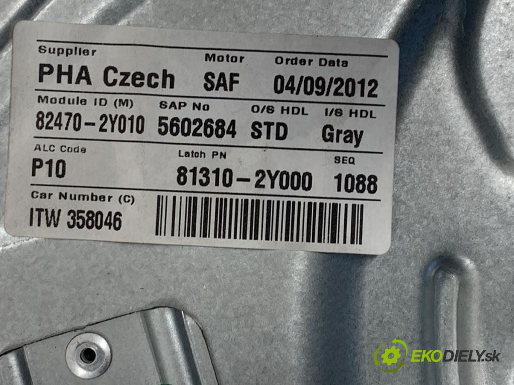 HYUNDAI ix35 SUV 2012 99 kW 1.6 1591 Mechanizmus okna ľavy predný 82470-2Y010