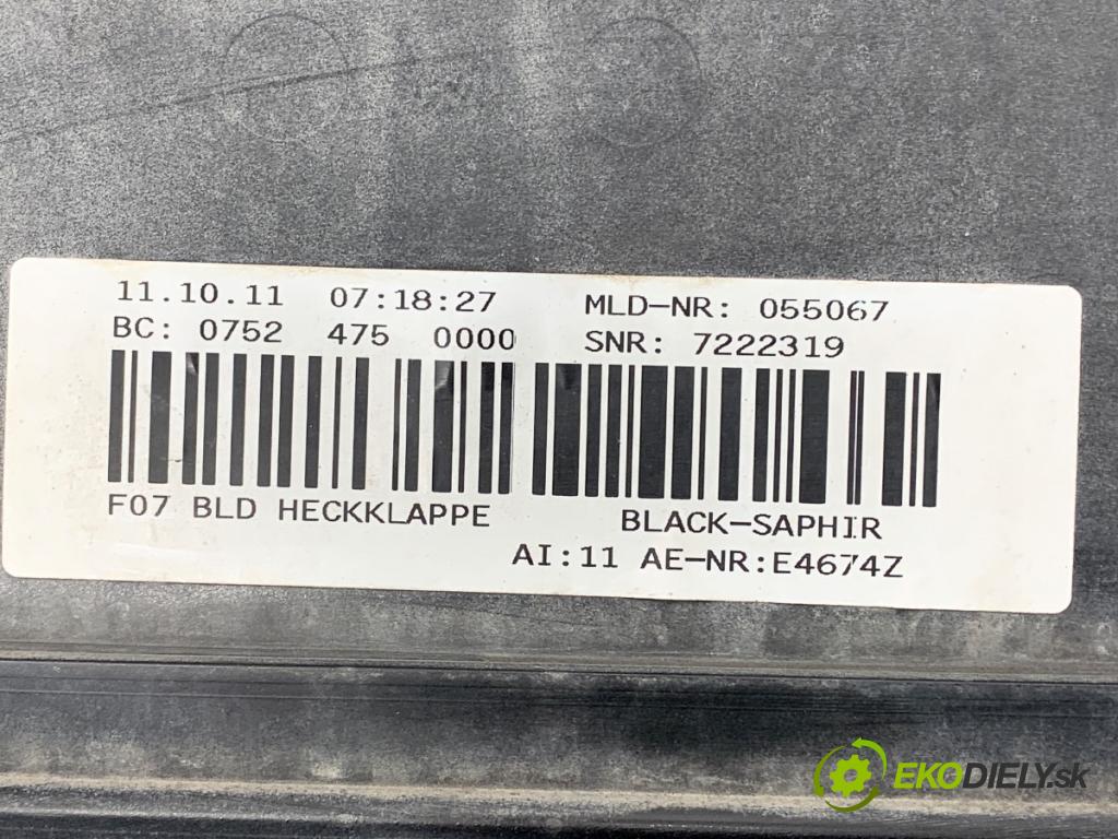 BMW F07 liftback 2011 220 kW 535 d xDrive 2993 Zadné čelo dverí zad 7222319