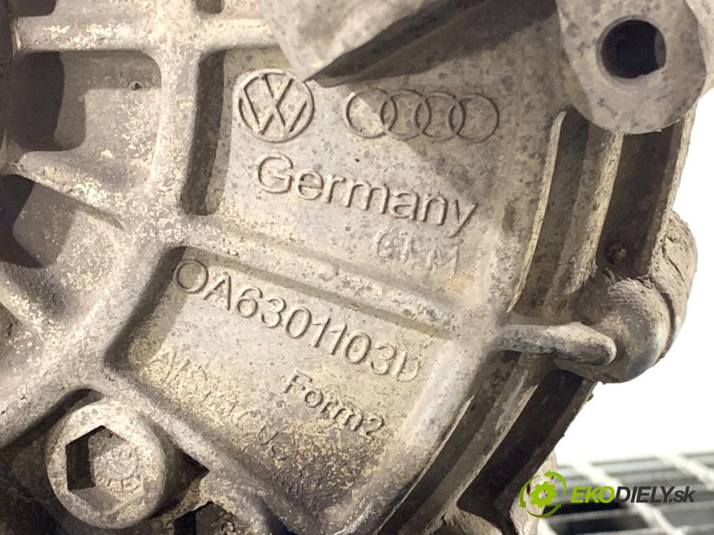 VW TIGUAN SUV 2009 103 kW 2.0 TDI 4motion 1968 Prevodovka reduktor 0A6301103D