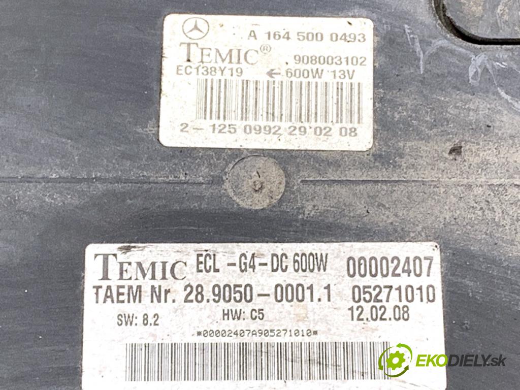 MERCEDES-BENZ W251 nadwozie wielkoprzestrzenne (MPV) 2008 165 kW R 320 CDI 4-matic (251.022, 251.122) 2987 Ventilátor chladiča A1645000493 (Ventilátor)