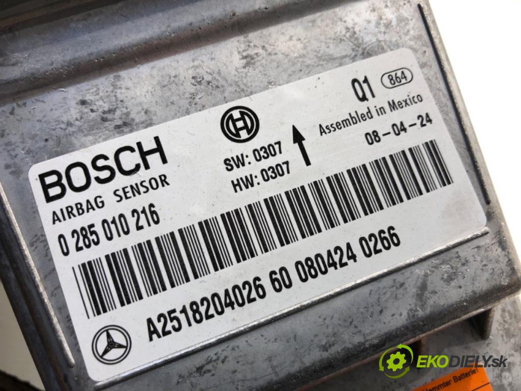 MERCEDES-BENZ W251 nadwozie wielkoprzestrzenne (MPV) 2008 165 kW R 320 CDI 4-matic (251.022, 251.122) 2987 senzor airbag A2518204026 (Snímač)