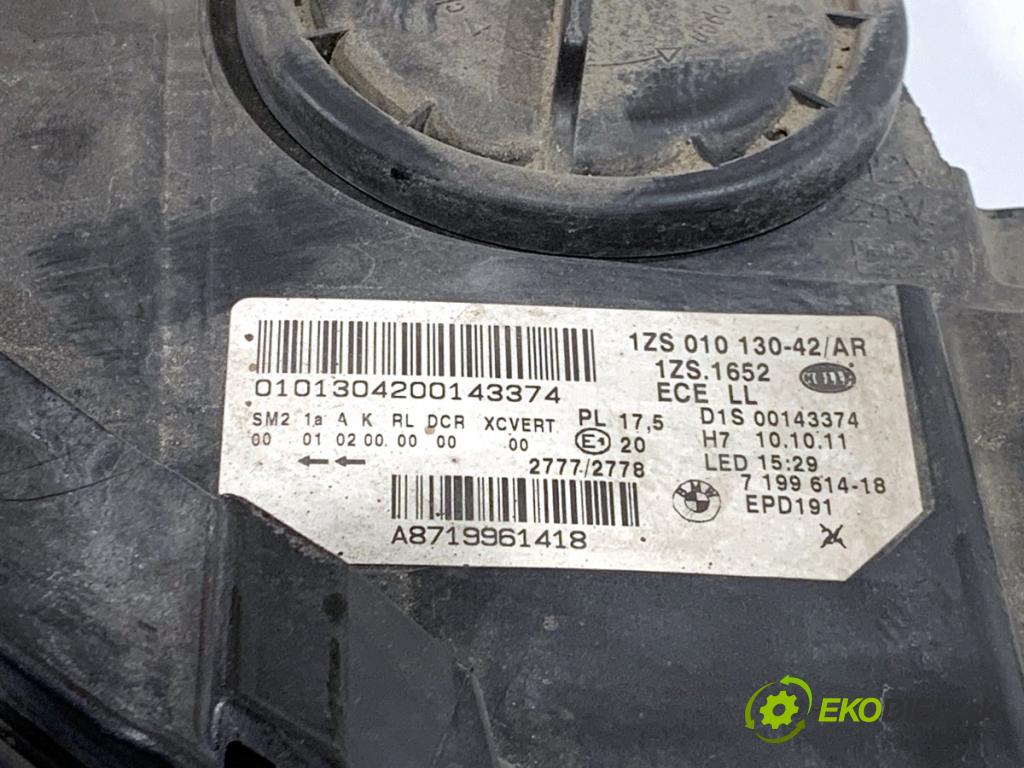 BMW F07 liftback 2011 220 kW 535 d xDrive 2993 Svetlomet pravy predný 7199614