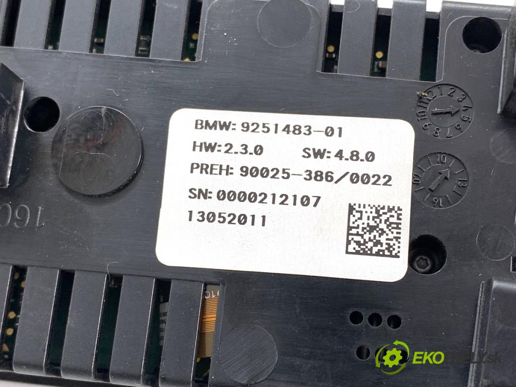 BMW F07 liftback 2011 220 kW 535 d xDrive 2993 Panel ovládaní topení 9251483 (Páčky pod volantem)