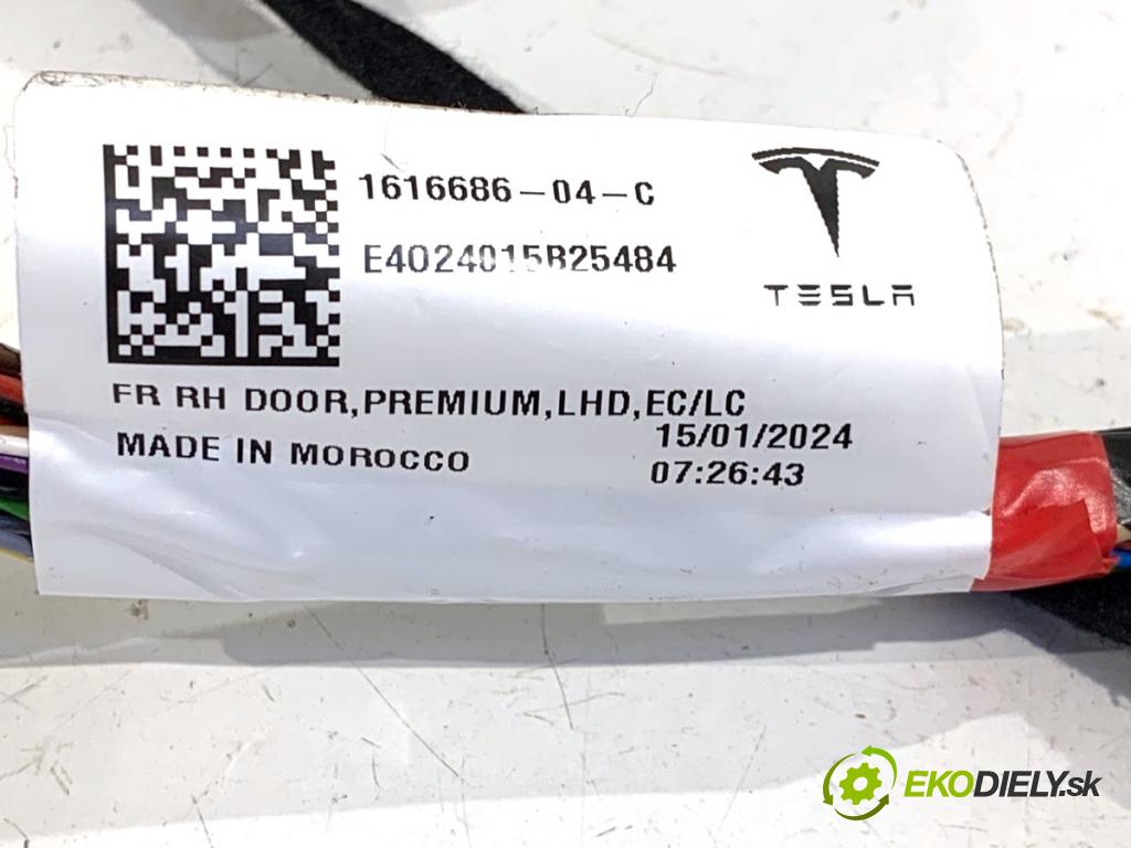 TESLA MODEL Y SUV 2024 220 kW EV  Káblovačka Dvere predný pravy 1616686-04-C
