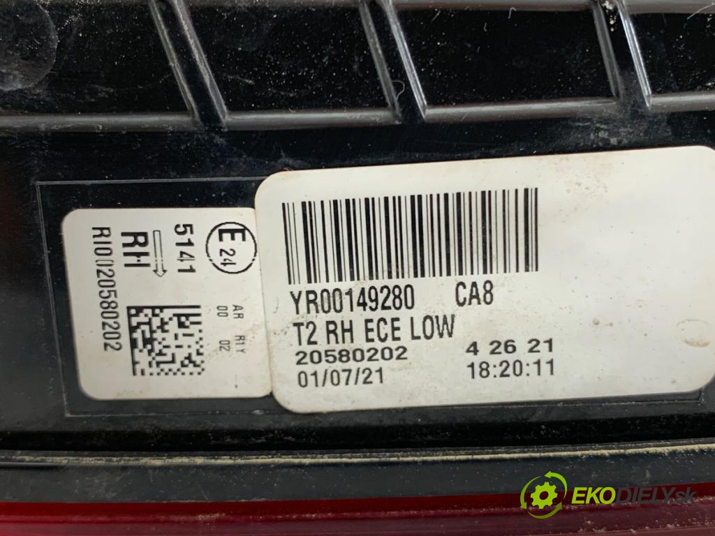 OPEL INSIGNIA B Kombi 2021 128 kW 2.0 CDTi (35) 1995 světlo pravý zadní část vnitřní YR00149280