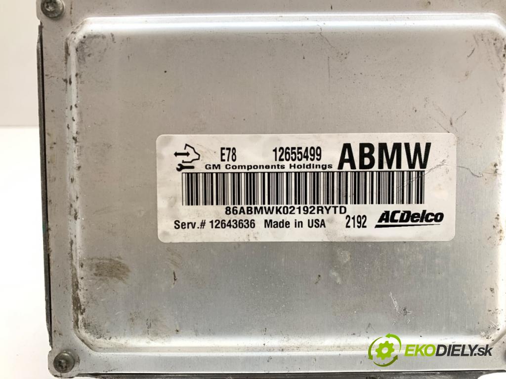 OPEL MOKKA SUV 2012 85 kW 1.6 (_76) 1598 řídící jednotka motora 12655499 (Řídicí jednotka)