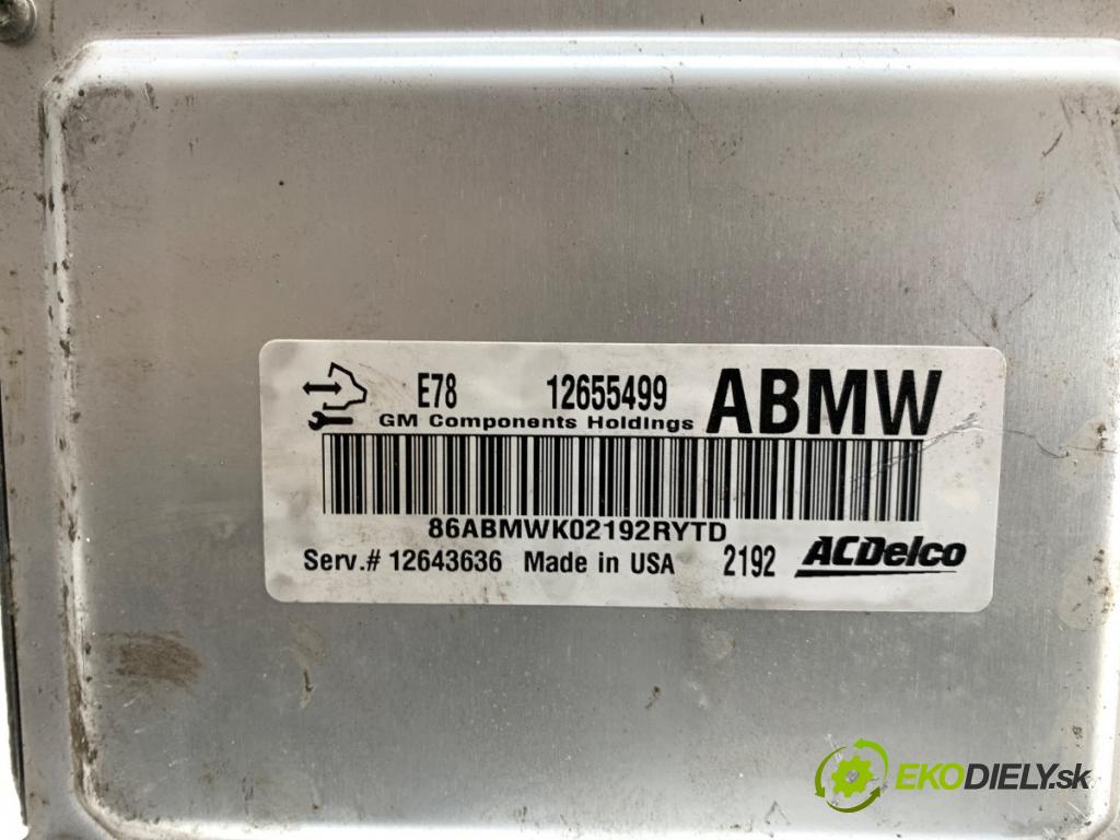 OPEL MOKKA SUV 2012 85 kW 1.6 (_76) 1598 řídící jednotka motora 12655499 (Řídicí jednotka)