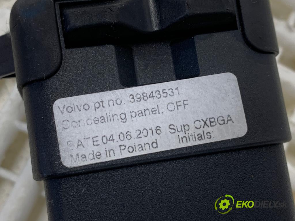 VOLVO V60 I Kombi 2017 140 kW 2.0 D4 1969 Roleta kufra 39843531