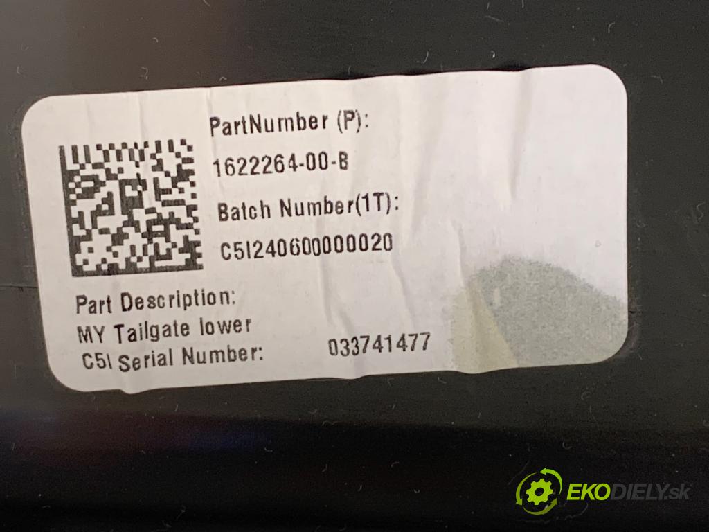TESLA MODEL Y SUV 2024 220 kW EV  tapacír kapota zad 1622264-00-B