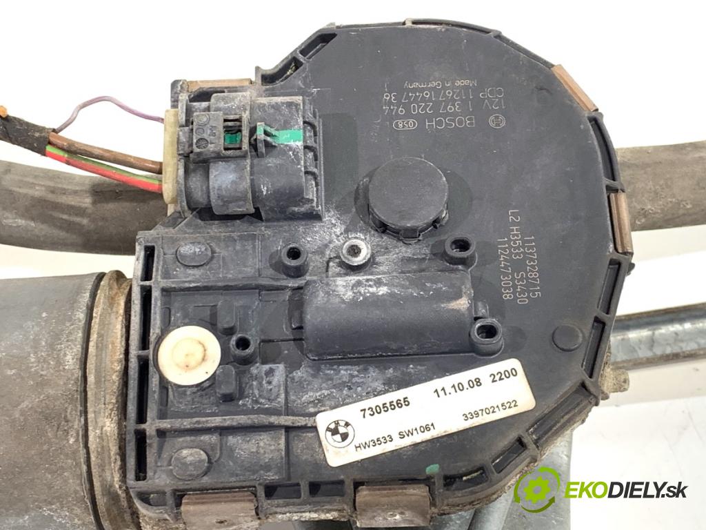 BMW F07 liftback 2011 220 kW 535 d xDrive 2993 Mechanizmus stieračov predný 7305565 7306271 (Motorček stieračov predný)