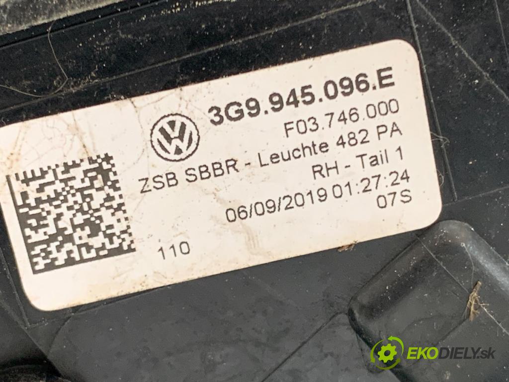 VW PASSAT B8 Kombi 2019 110 kW 2.0 TDI 1968 světlo pravý zadní část 3G9945096E