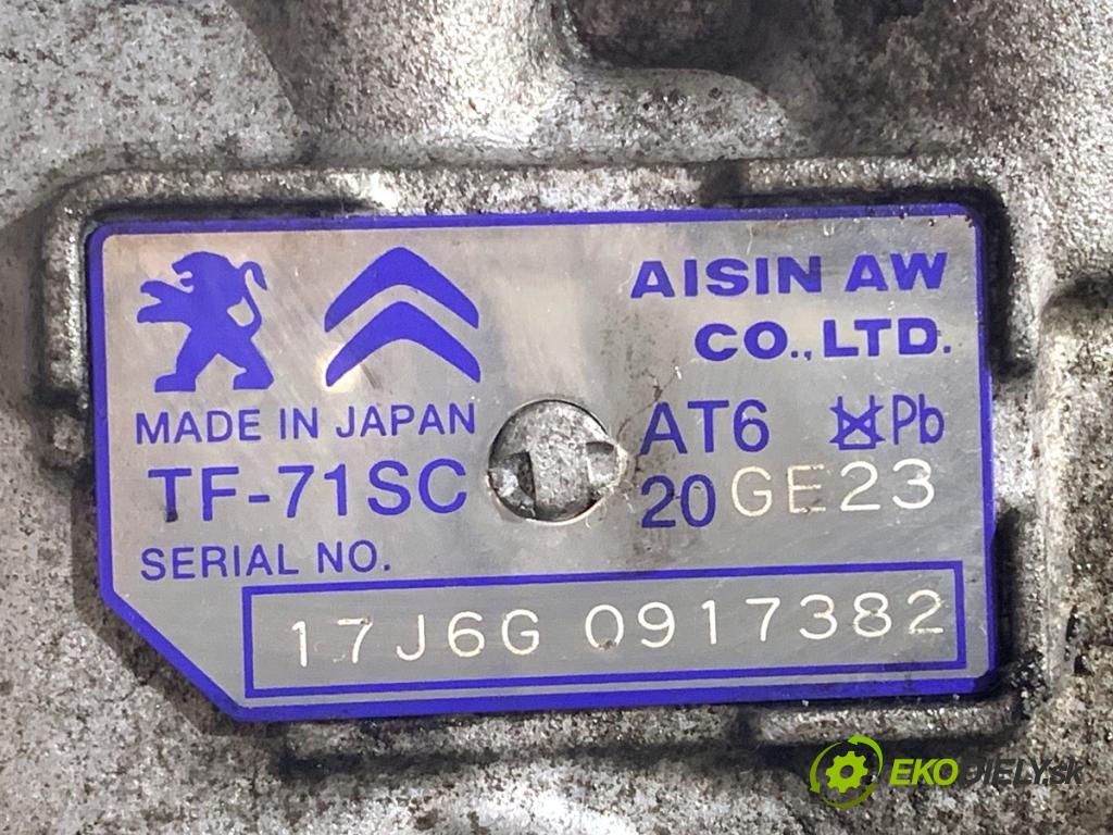 CITROEN C4 PICASSO II nadwozie wielkoprzestrzenne (MPV) 2018 88 kW 1.6 BlueHDi 120 1560 Prevodovka 20GE23 (Prevodovka)
